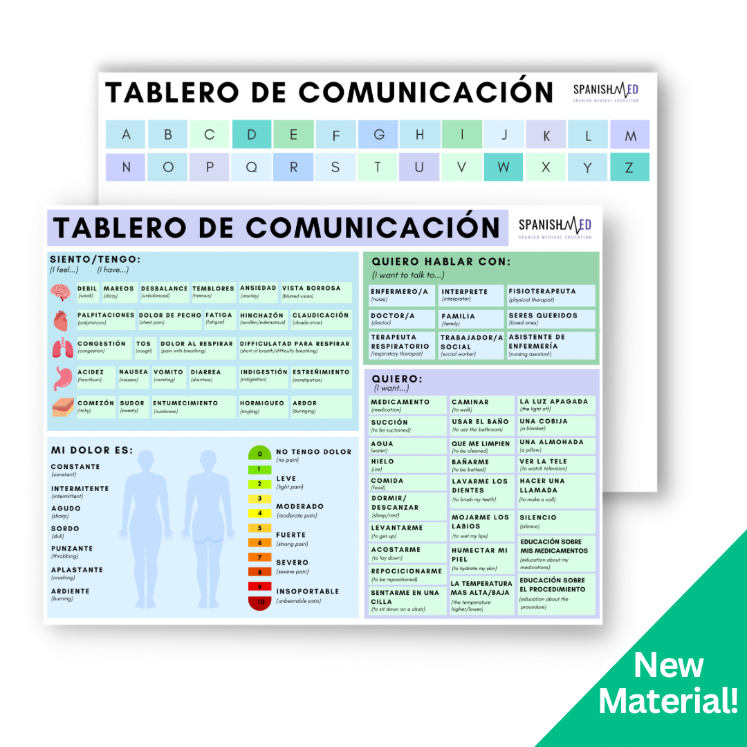 Spanish Communication Board
