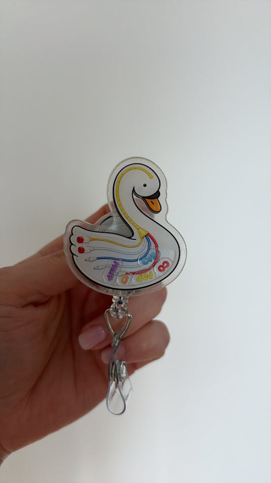 Swan Badge Reel
