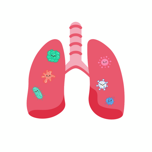 Infected Lung Badge Reel