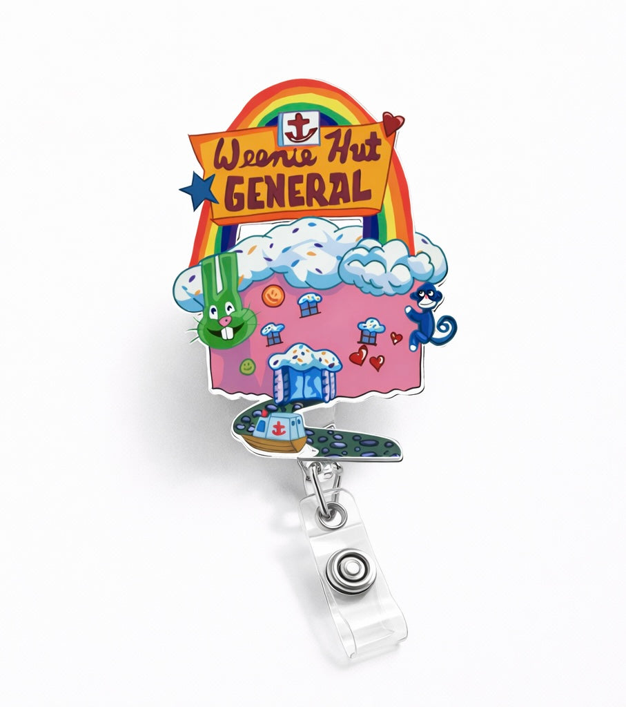 Weenie Hut General Badge Reel