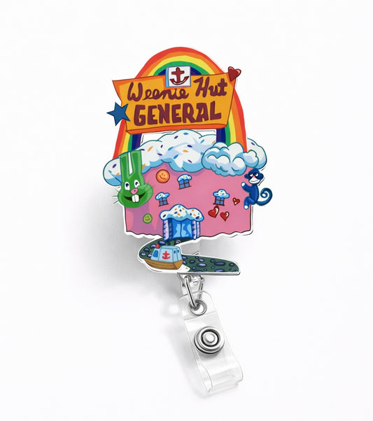 Weenie Hut General Badge Reel