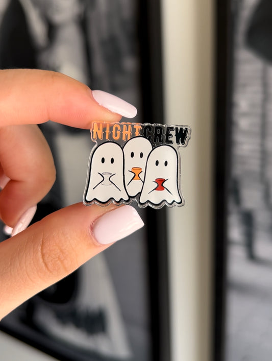 Night Crew Halloween Pin