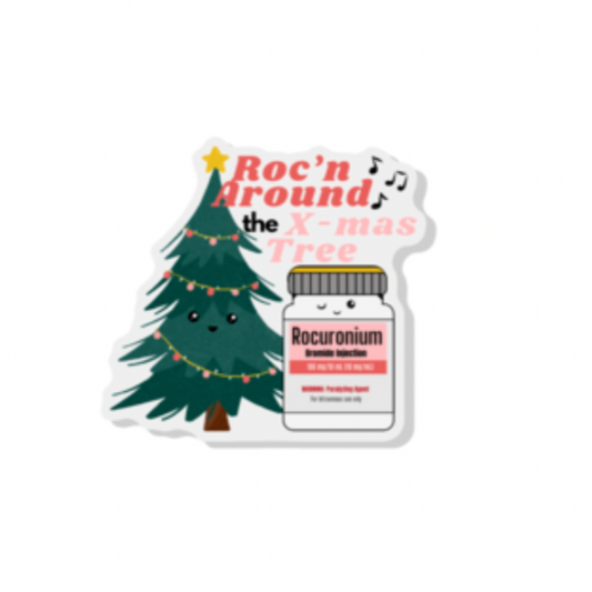 Roc'n Around the Christmas Tree Pin