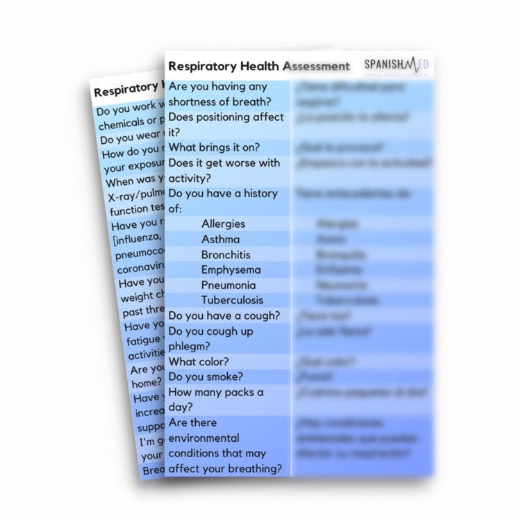 Respiratory Health Assessment